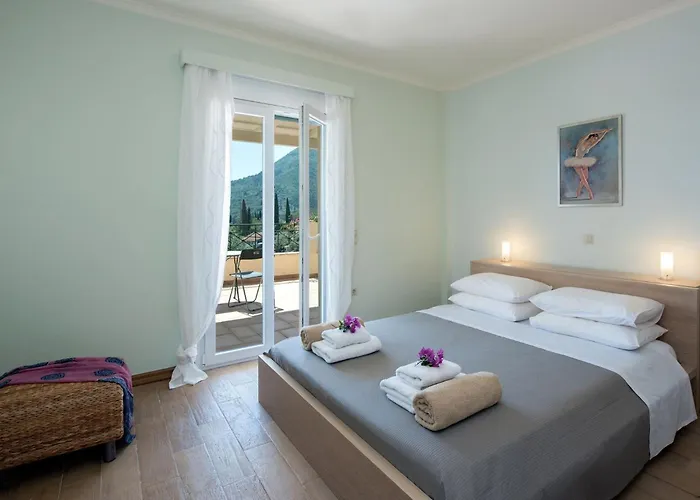 וילה Private Corfu 3 Bedrooms Aziza Great Pool And Outdoor Area