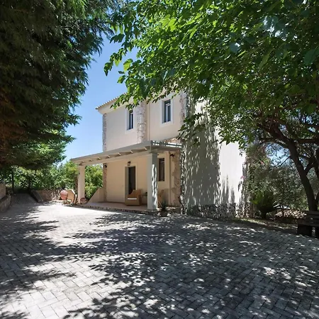 Villa Private Corfu 3 Bedrooms Aziza Great Pool And Outdoor Area Vouniatades