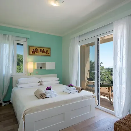 Private Corfu 3 Bedrooms Aziza Great Pool And Outdoor Area