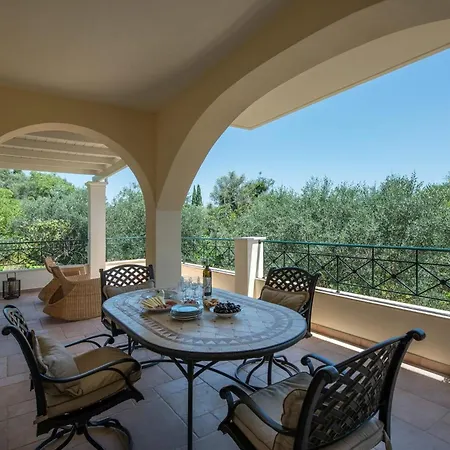 Villa Private Corfu 3 Bedrooms Aziza Great Pool And Outdoor Area Vouniatades
