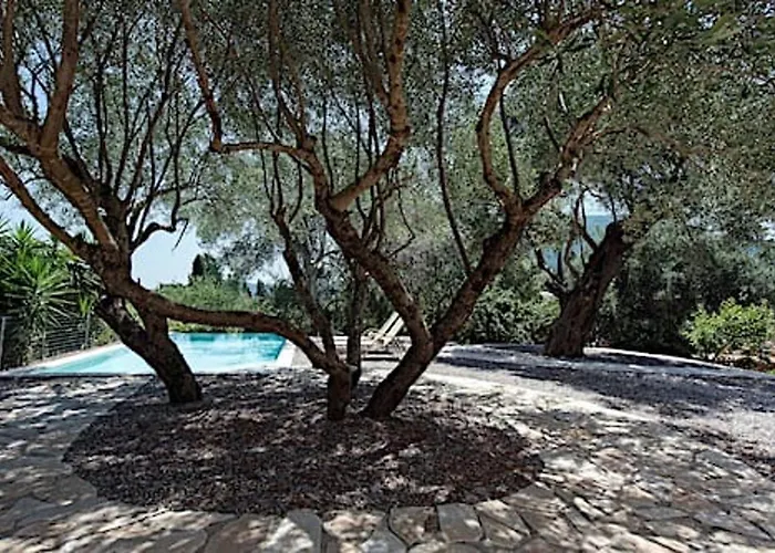 Private Corfu 3 Bedrooms Aziza Great Pool And Outdoor Area